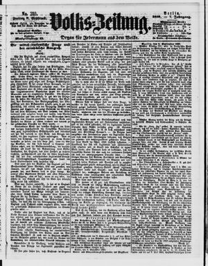 Volks-Zeitung on Sep 9, 1859