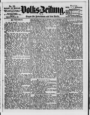 Volks-Zeitung vom 10.09.1859