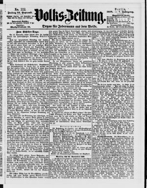 Volks-Zeitung vom 23.09.1859