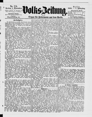 Volks-Zeitung on Nov 4, 1859