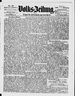 Volks-Zeitung on Nov 6, 1859