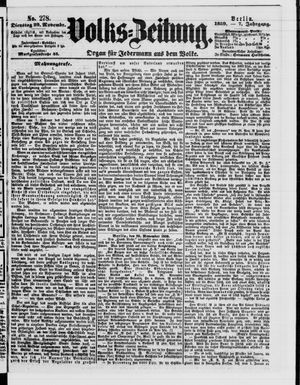 Volks-Zeitung vom 29.11.1859