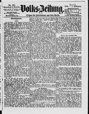 Volks-Zeitung vom 03.12.1859