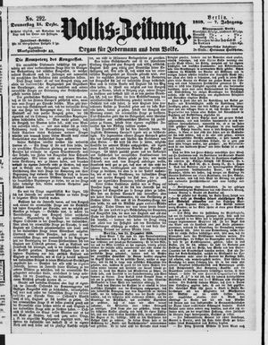 Volks-Zeitung vom 15.12.1859