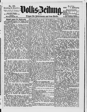 Volks-Zeitung vom 20.12.1859
