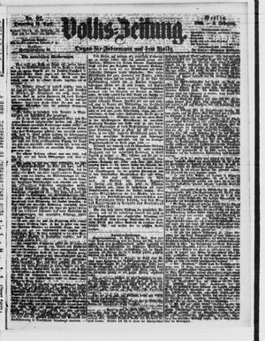 Volks-Zeitung vom 19.04.1860