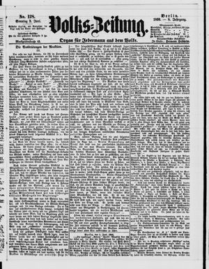 Volks-Zeitung vom 03.06.1860