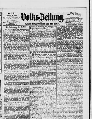 Volks-Zeitung vom 05.06.1860
