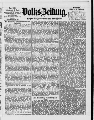 Volks-Zeitung on Jun 9, 1860