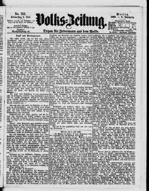 Volks-Zeitung vom 05.07.1860