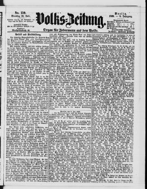 Volks-Zeitung vom 10.07.1860