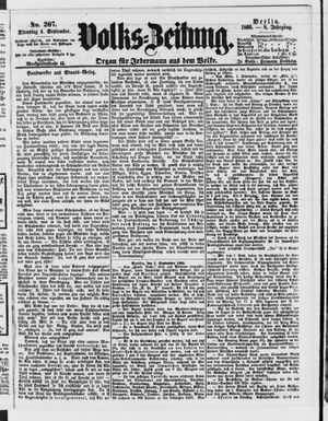 Volks-Zeitung vom 04.09.1860