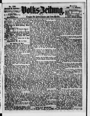 Volks-Zeitung on Sep 26, 1860