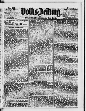 Volks-Zeitung vom 07.10.1860
