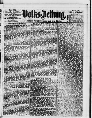 Volks-Zeitung vom 11.10.1860