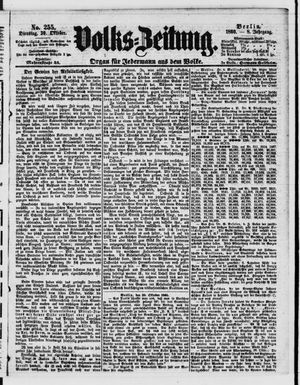 Volks-Zeitung vom 30.10.1860