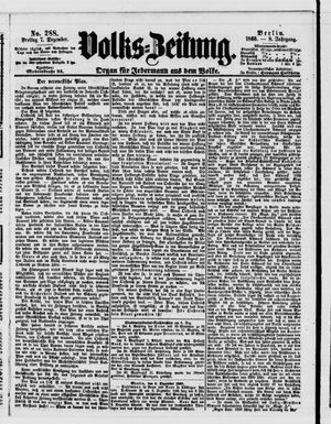 Volks-Zeitung vom 07.12.1860