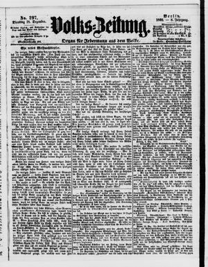 Volks-Zeitung vom 18.12.1860