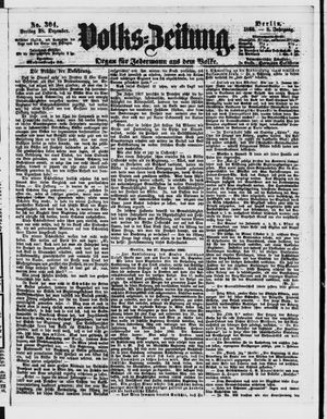 Volks-Zeitung vom 28.12.1860