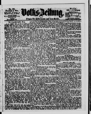 Volks-Zeitung vom 02.03.1861