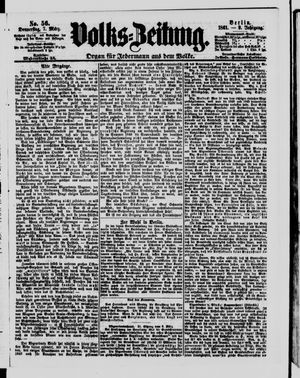 Volks-Zeitung vom 07.03.1861