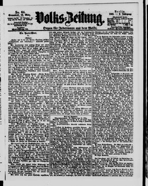 Volks-Zeitung vom 16.03.1861