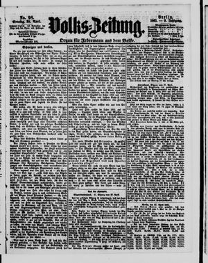 Volks-Zeitung vom 28.04.1861