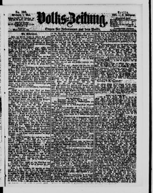 Volks-Zeitung vom 01.05.1861