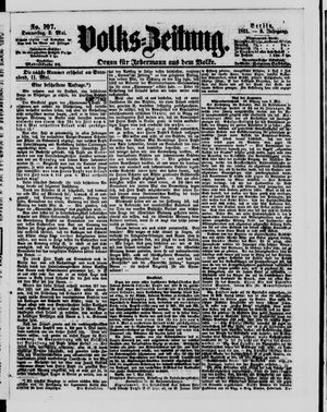 Volks-Zeitung on May 9, 1861
