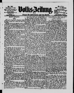 Volks-Zeitung on Jul 6, 1861