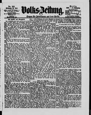 Volks-Zeitung vom 10.07.1861