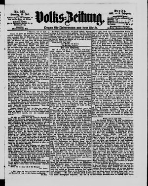 Volks-Zeitung on Jul 16, 1861