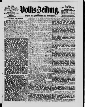 Volks-Zeitung on Aug 13, 1861