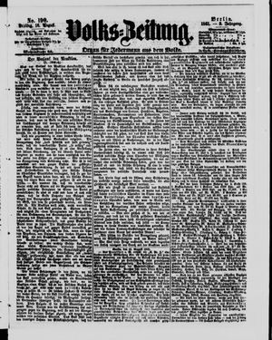 Volks-Zeitung on Aug 16, 1861