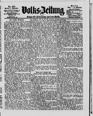 Volks-Zeitung on Nov 1, 1861