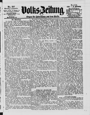 Volks-Zeitung vom 08.12.1861