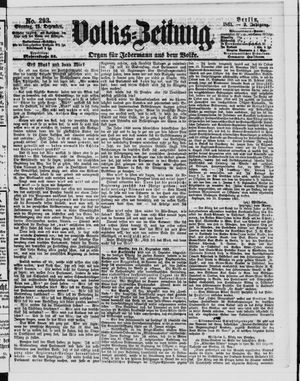 Volks-Zeitung vom 15.12.1861