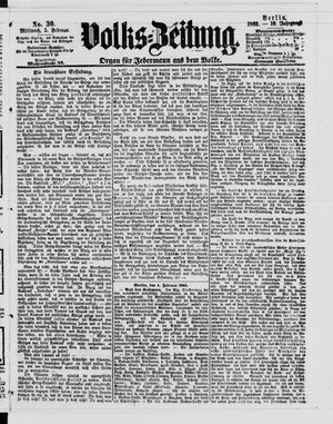 Volks-Zeitung on Feb 5, 1862