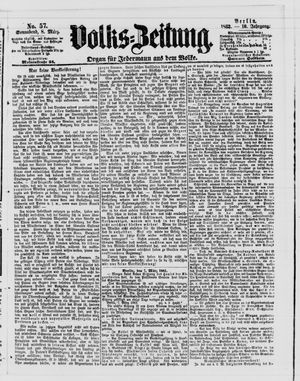 Volks-Zeitung vom 08.03.1862