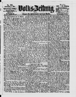 Volks-Zeitung vom 01.05.1862