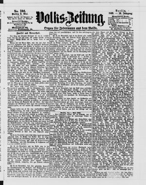Volks-Zeitung vom 02.05.1862