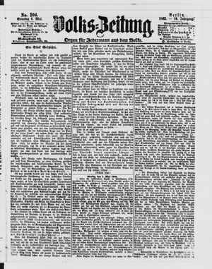 Volks-Zeitung vom 04.05.1862