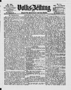 Volks-Zeitung on May 9, 1862