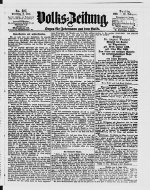 Volks-Zeitung vom 03.06.1862