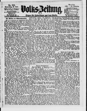 Volks-Zeitung vom 12.06.1862