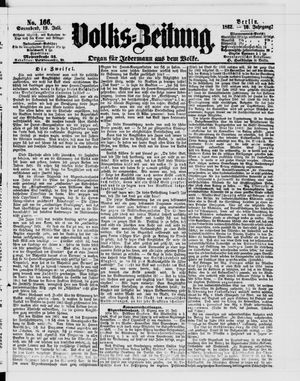 Volks-Zeitung vom 19.07.1862