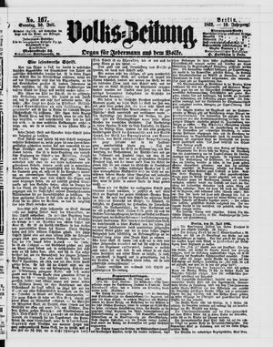 Volks-Zeitung vom 20.07.1862