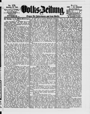 Volks-Zeitung on Jul 27, 1862