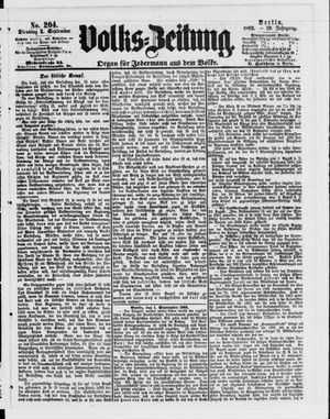 Volks-Zeitung vom 02.09.1862