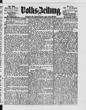 Volks-Zeitung vom 09.10.1862